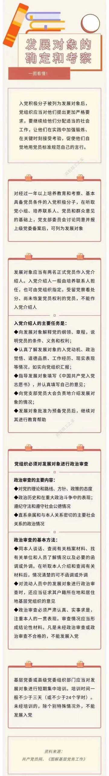 发展对象考察的工作重点