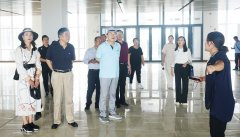 我校校领导赴北校区现场考察 恢弘大气的北校区一期已然呈现